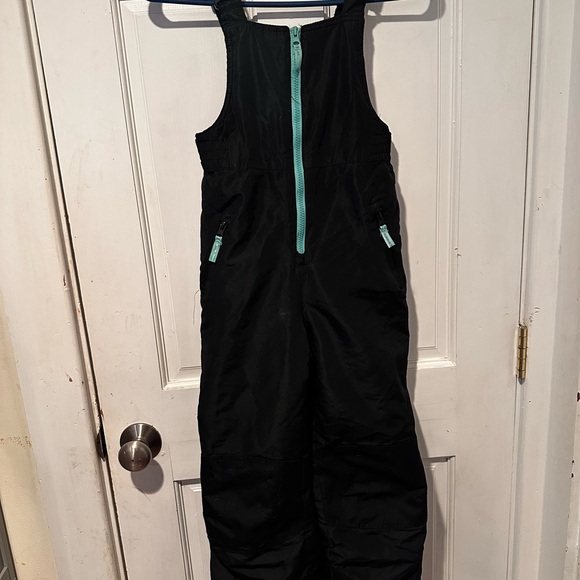 Champion Other - Champion Kids Black Overalls with Teal Accents